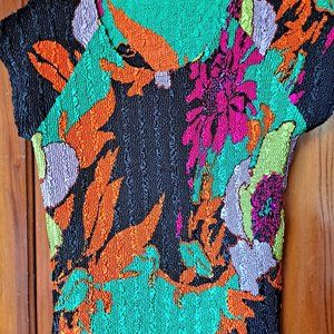 Stretchy vibrant colored top